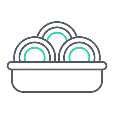 Gıda simgesinin vektör illüstrasyonu