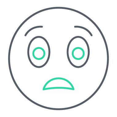 emoji yüzü için satır simgesi