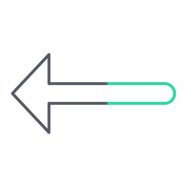 ok simgesi vektör illüstrasyonu