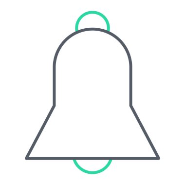 Zil. Web simgesi basit illüstrasyon