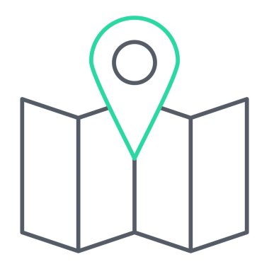 Harita iğnesi. Web simgesi