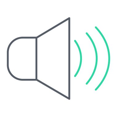 hoparlör vektör illüstrasyonu