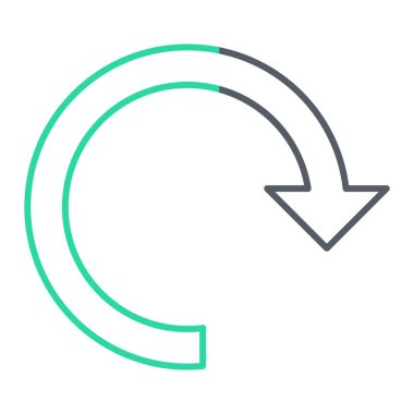 Simge vektör illüstrasyonunu tazele