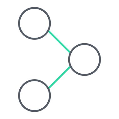 ağ bağlantı vektörü simgesi