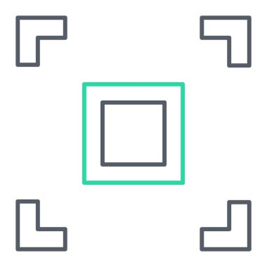 satır pencere simgesi, vektör illüstrasyonu