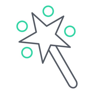 yıldız simgesi vektör illüstrasyonu