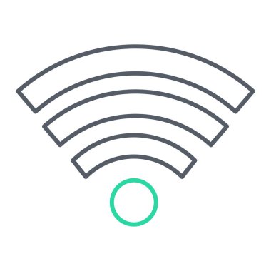 wifi simgesi vektör illüstrasyonu
