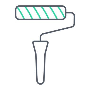 boya silindiri vektör illüstrasyonu