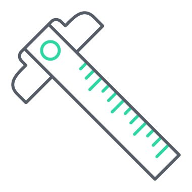 cetvel simgesi çizimi