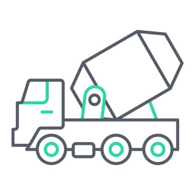 Yapı ve ticari simgenin vektör illüstrasyonu