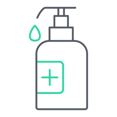 Bir sabun şişesinin vektör çizimi