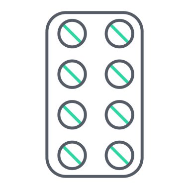 hap ikonu vektör illüstrasyonu