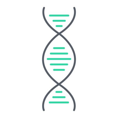 DNA simgesi vektör illüstrasyonu