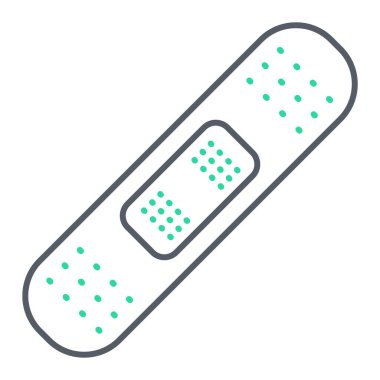 Şirin bir karikatür alçısının vektör çizimi