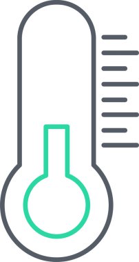 Bilim ve sağlık çizgisi vektör simgesi.