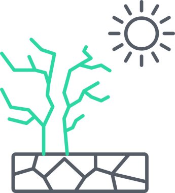 Ekoloji. Web simgesi basit tasarım