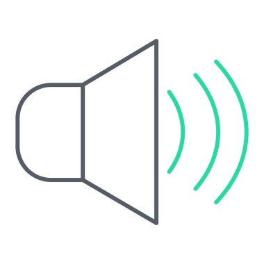 hoparlör vektör illüstrasyonu