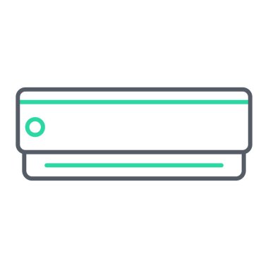 Bir havlu simgesinin vektör illüstrasyonu