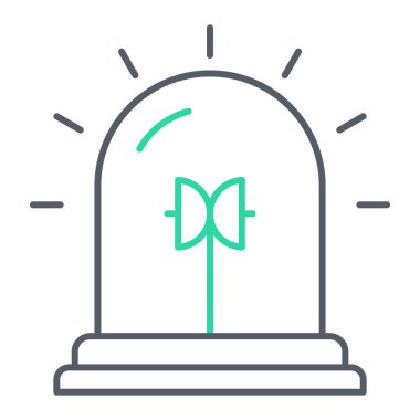 Bir mezar simgesinin vektör illüstrasyonu