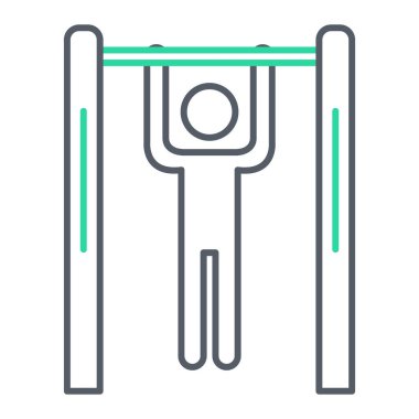 İp simgesi. Web için bant vektör çizgisi resim çizelgesini atlama çizelgesi