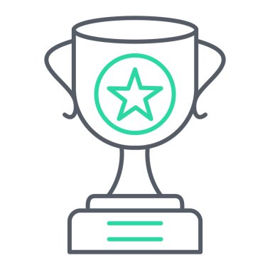 kupa simgesi vektör illüstrasyonu