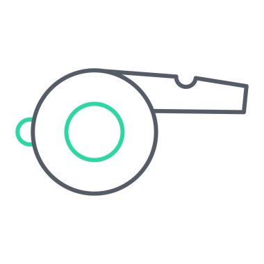 ıslık simgesi vektör illüstrasyonu