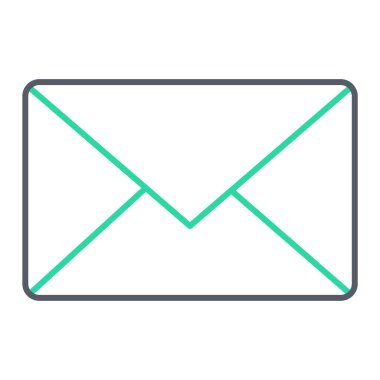 E- posta simgesi vektör illüstrasyonu