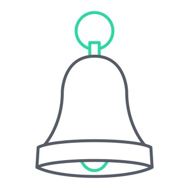 Çan simgesi vektör illüstrasyonu