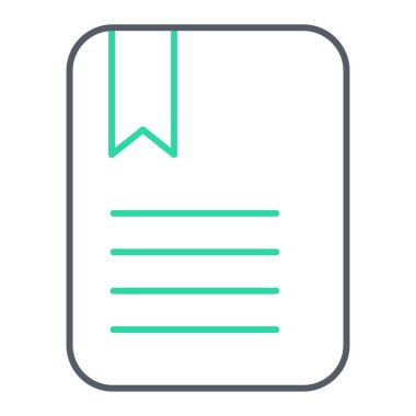 kitap simgesi vektör illüstrasyonu