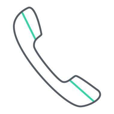 - Telefon. Web simgesi basit illüstrasyon