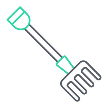 kürek simgesi vektör illüstrasyonu