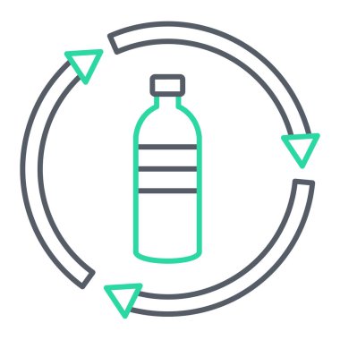 Su simgesinin vektör illüstrasyonu