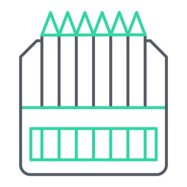 Kalem simgesi vektör illüstrasyonu