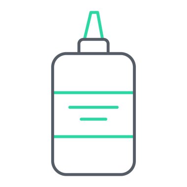 Web ve mobil uygulama tasarımınız için beyaz arkaplanda izole edilmiş yapıştırıcı simgesi vektörü, çanta logosu kavramı