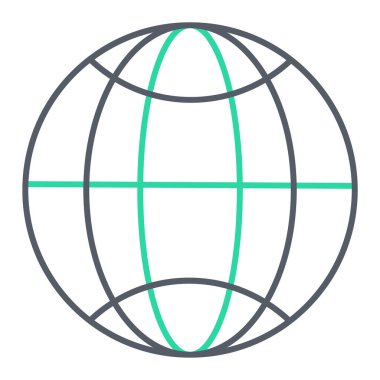 genel ağ simgesi çizimi