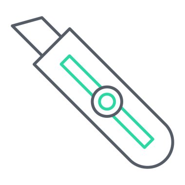 Bıçak simgesinin vektör illüstrasyonu