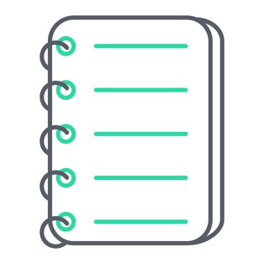 Liste. Web simgesi basit illüstrasyon