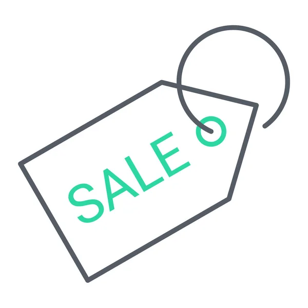 Sale Tag Icon Vector Illustration — Stock Vector