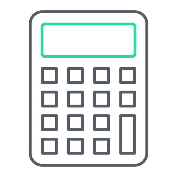 Calculator Icon Vector Illustration — Stock Vector