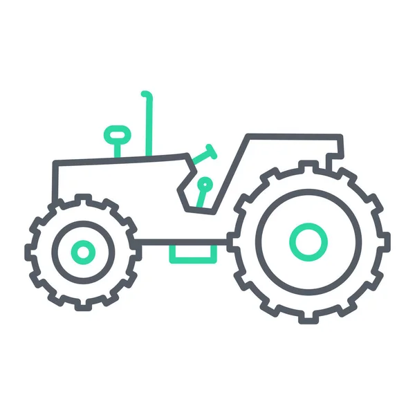 Traktor Symbol Vektor Illustration — Stockvektor