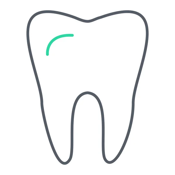 Tooth Icon Vector Illustration — Stock Vector