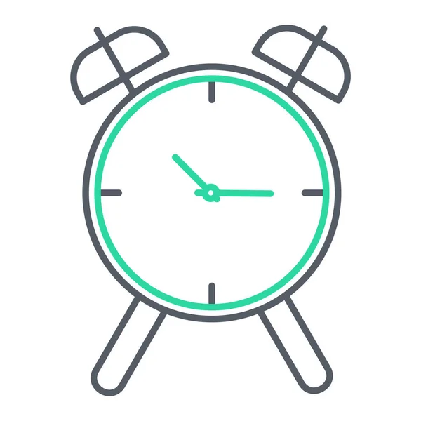 Alarm Klok Pictogram Vector Illustratie — Stockvector