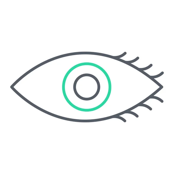 Augenlinien Symbol Vektorillustration — Stockvektor