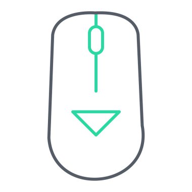 Moda biçimi izole edilmiş arkaplanda fare imleci simgesi