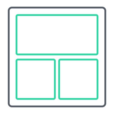 Modern simgenin vektör illüstrasyonu