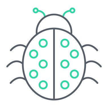 Uğur böceği vektör illüstrasyonuName