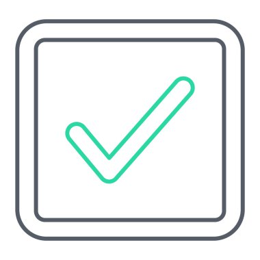 İşaret simgesini işaretle. vektör illüstrasyonu