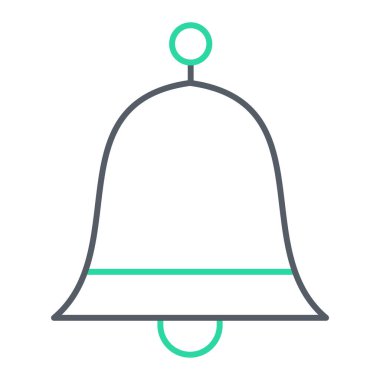 Zil. Web simgesi basit illüstrasyon