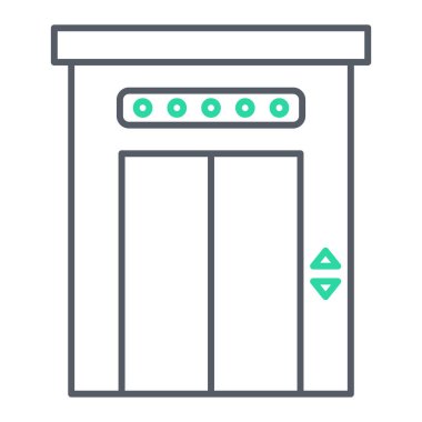 Bir depolama simgesinin vektör çizimi