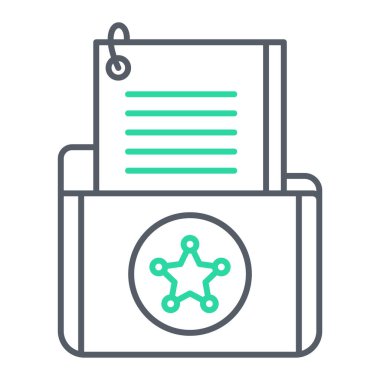 Hukuk simgesinin vektör illüstrasyonu